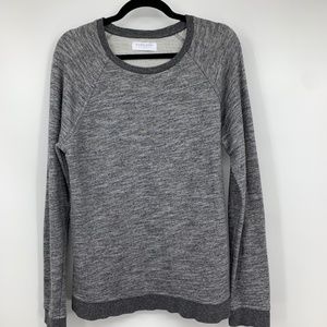 Everlane mens small sweatshirt crew neck weathered gray long sleeve‎ warm casual